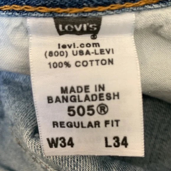 LEVI’S 505 Vintage Cutoff Jean Shorts - Picture 7 of 7